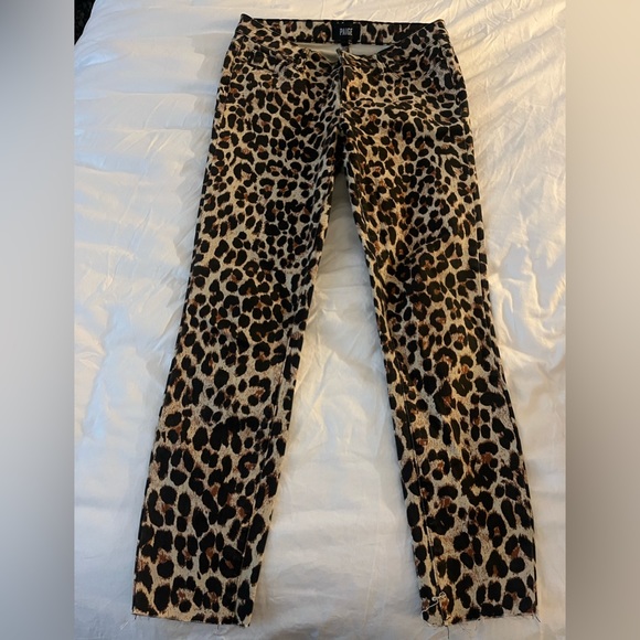 PAIGE Leopard Jeans sz 27 - Picture 3 of 7